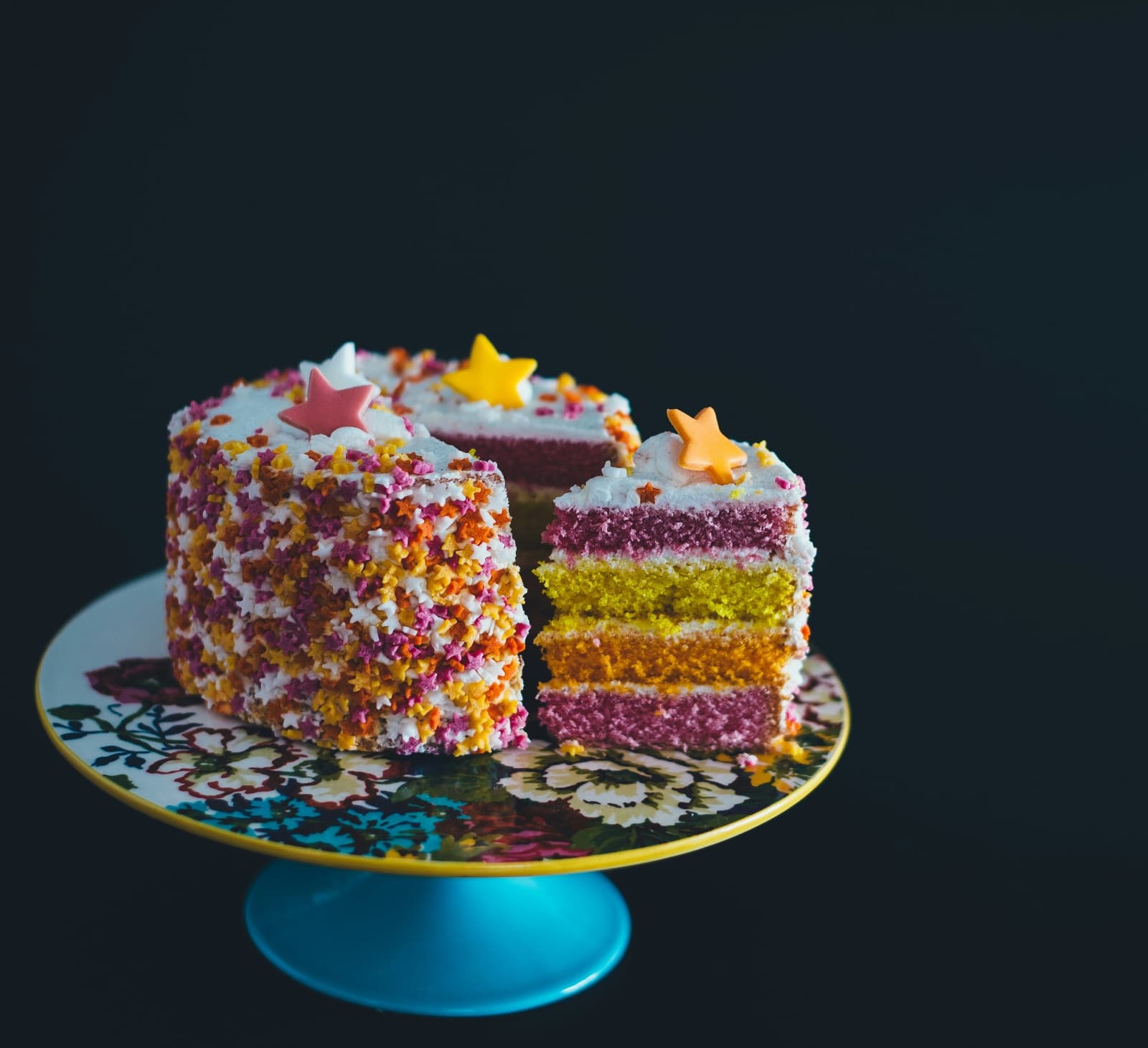 Rainbow Celebration Cake