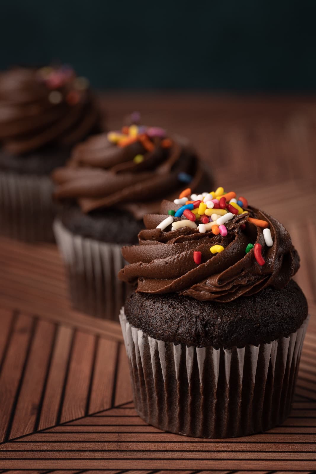 Chocolate Sprinkle Cupcake